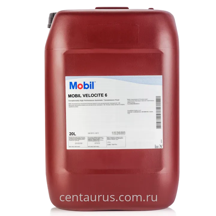 MOBIL MOBIL VELOCITE NO 6 ISO 10 20L