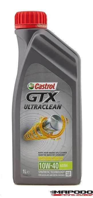 CASTROL  GTX ULTRACLEAN 10W40A3/B4, 1L C7