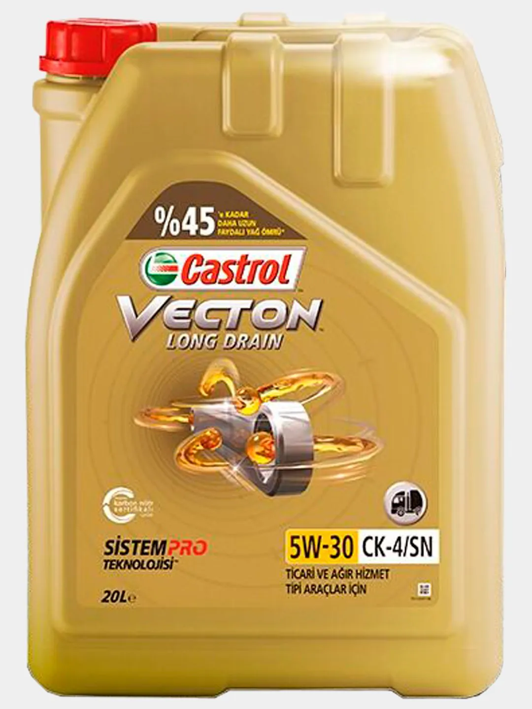 CASTROL  Castrol_Vecton L Drn 5W-30 СК-4/SN, 20л C7