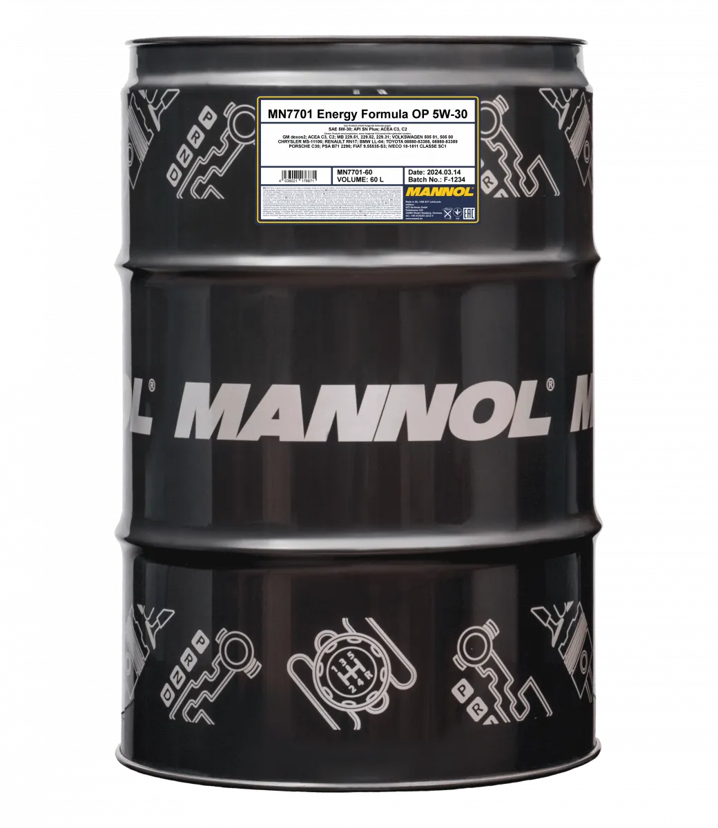 Mannol Mannol_7701 Energy Formula OP 5W-30_60л