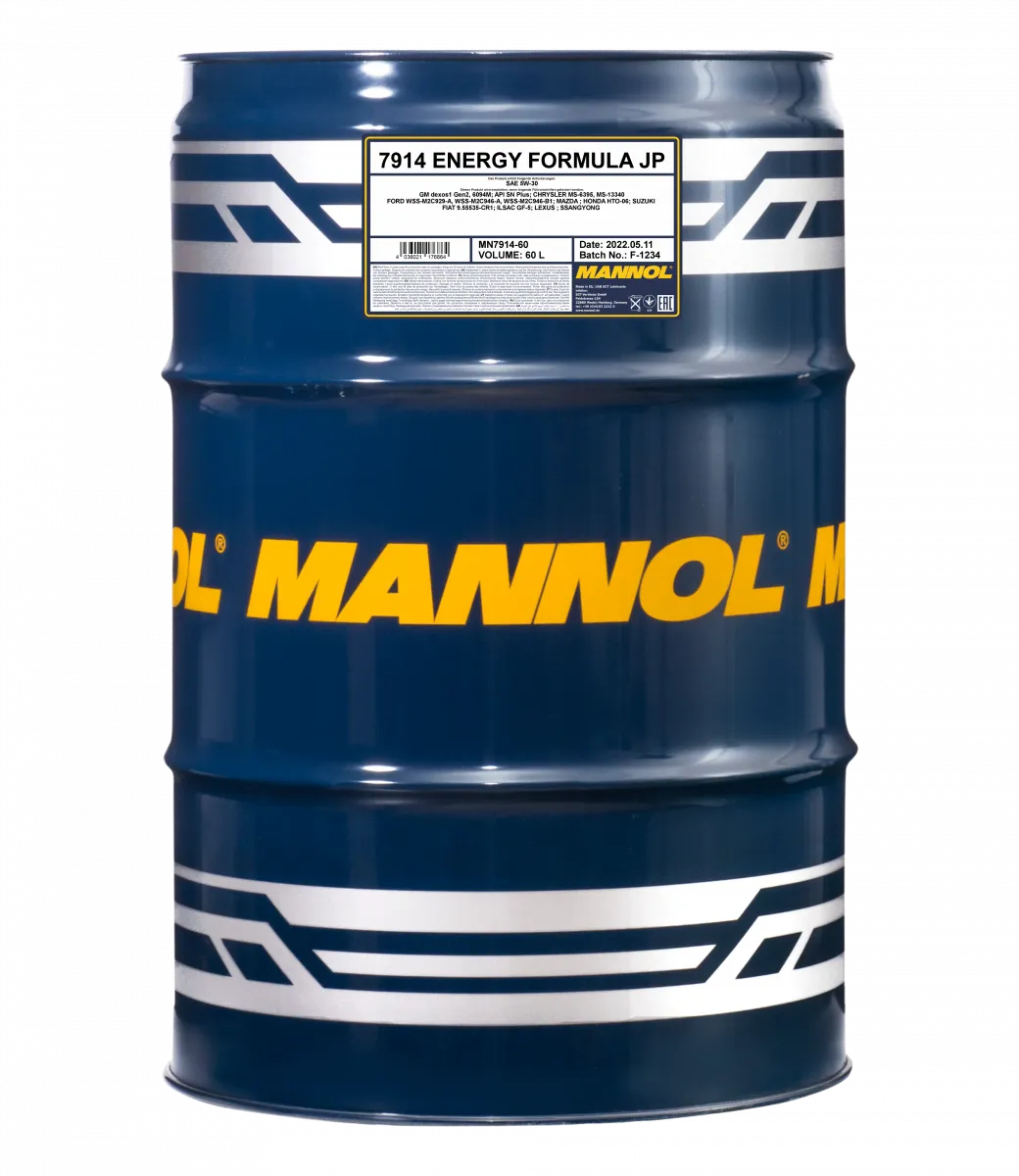 Mannol Mannol_ENERGY FORMULA JP  5w30 GM dexos I  API SN 60 л