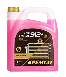 Pemco Pemco_Antifreeze 912+ (-40) (красный)_ 5 л