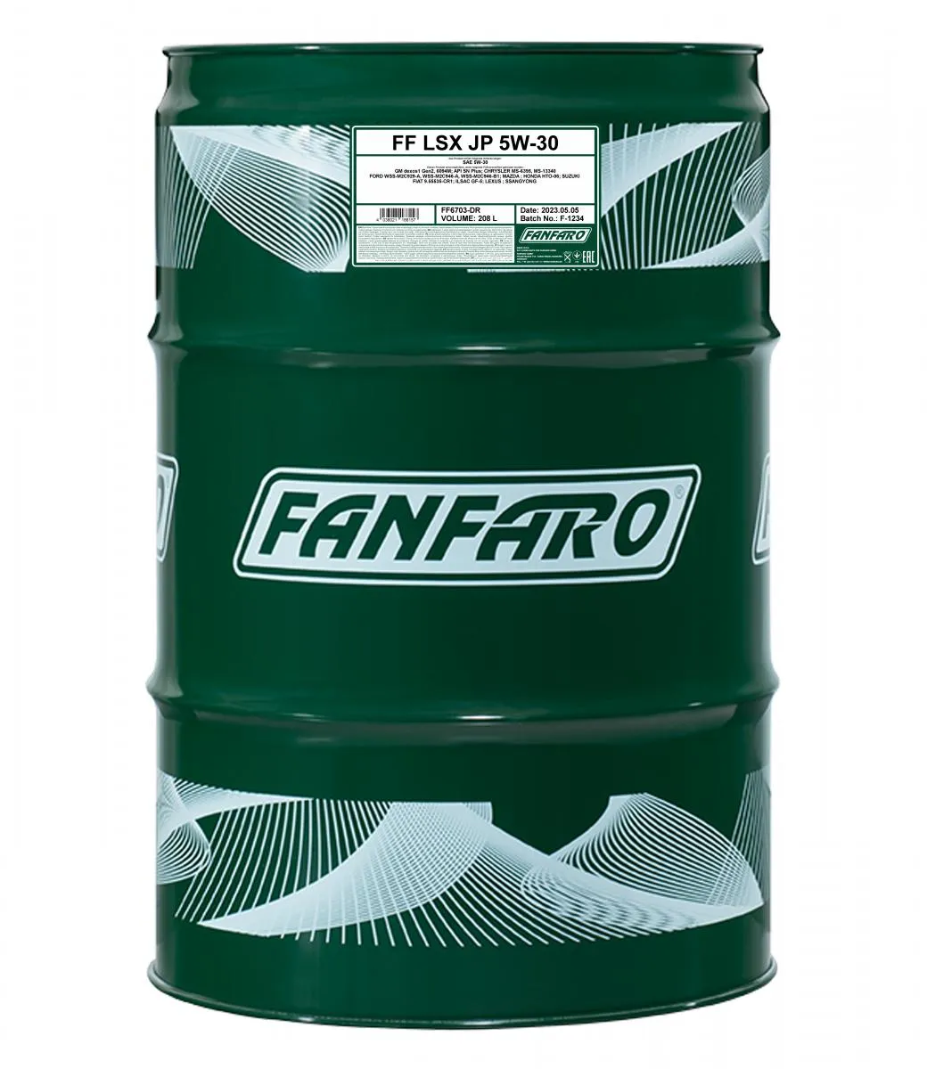 Fanfaro Fanfaro_LSX_JP_5w30 GM dexos1  208 л